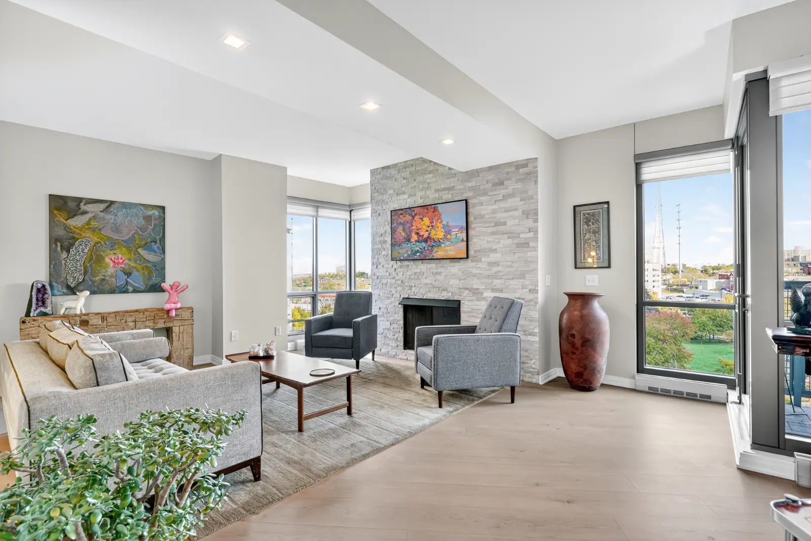Midtown Crossing condo remodel in Omaha