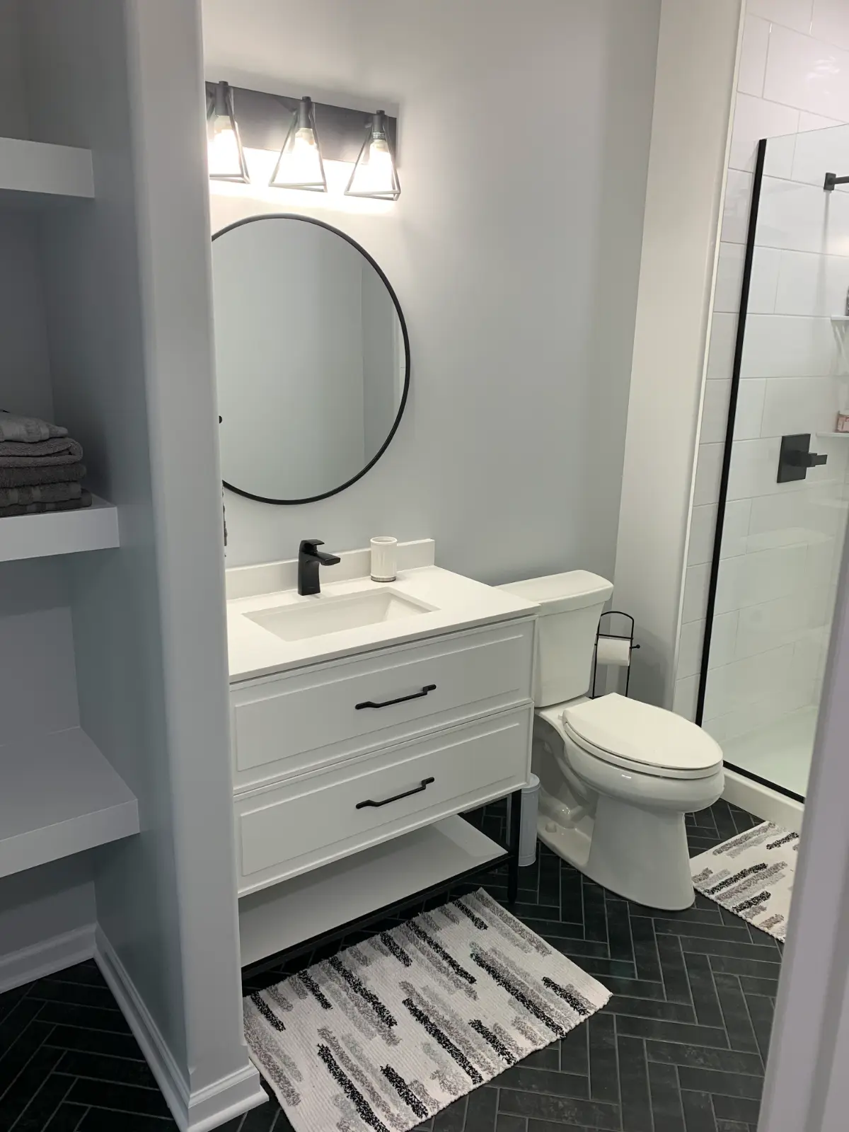 Evans basement remodel, photo 20