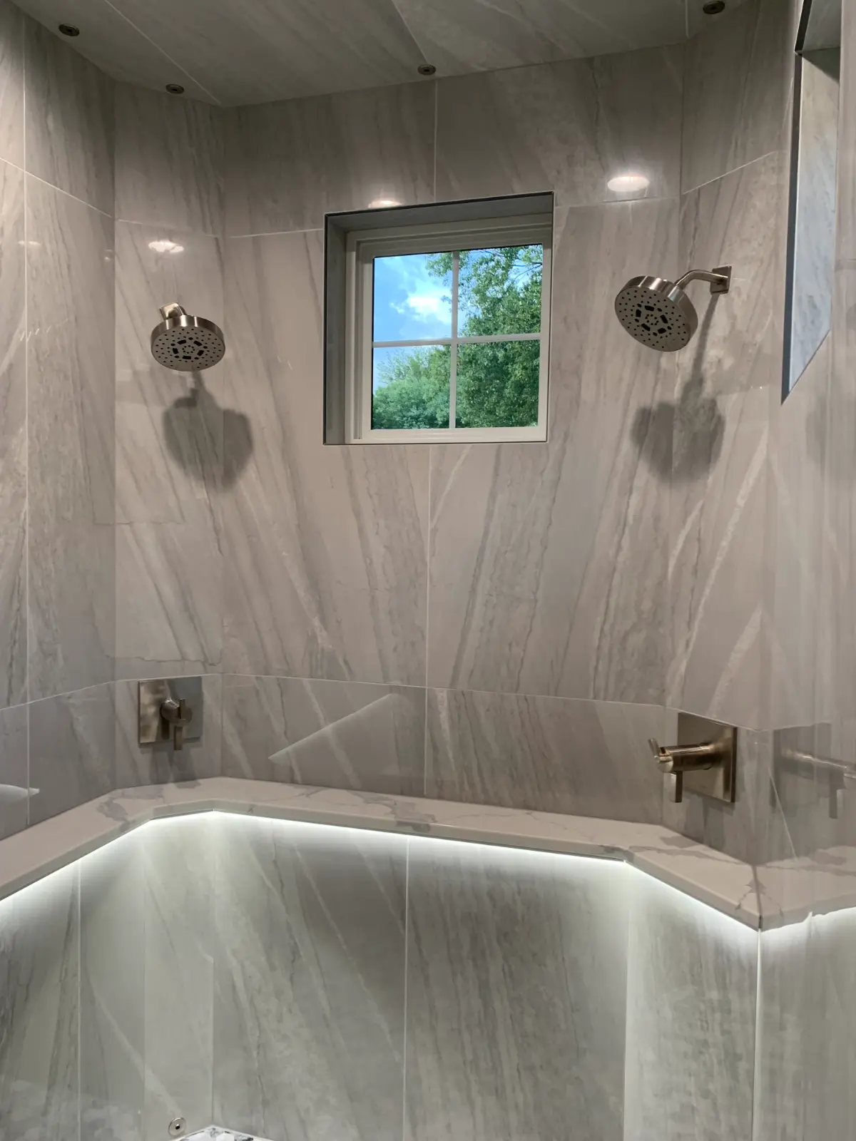 Tarr custom shower remodel in Omaha
