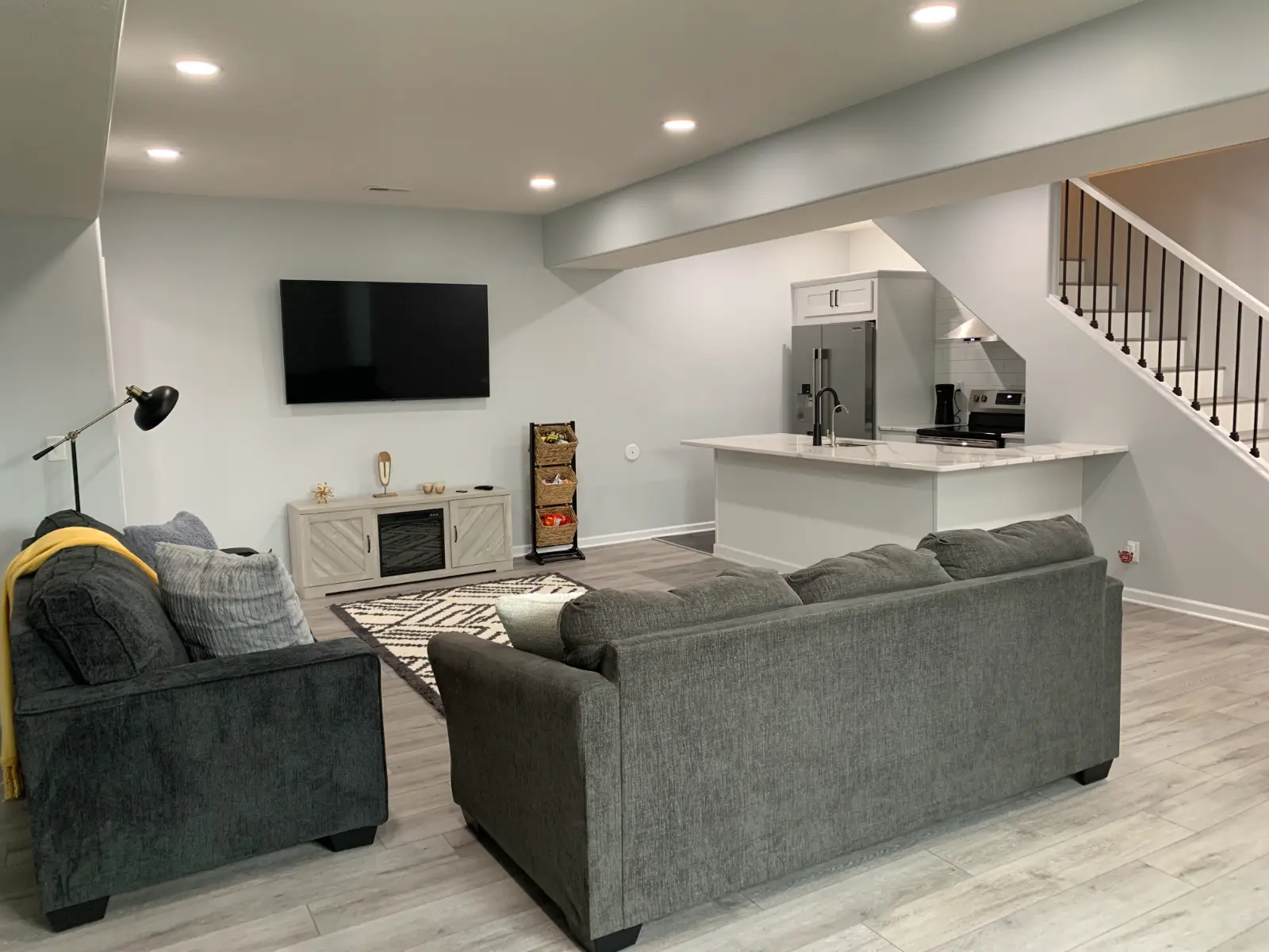 Evans basement remodel, photo 15