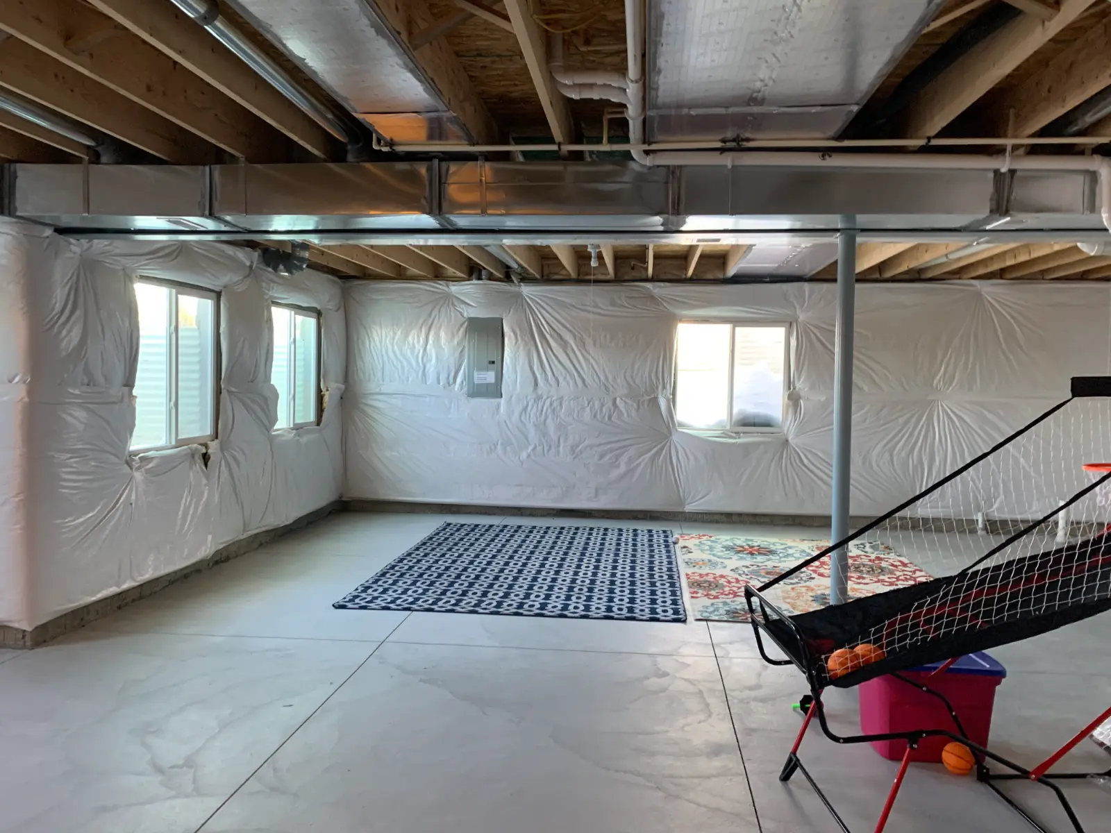 Evans basement remodel, photo 1