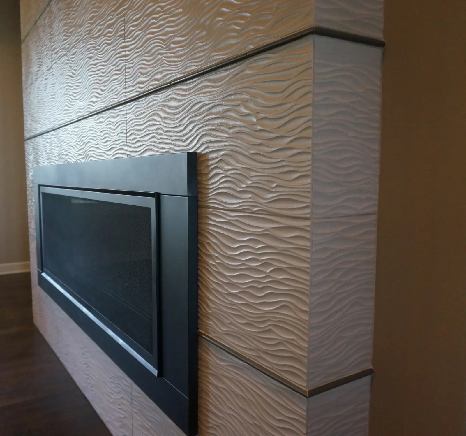 Fireplace collection remodel in Omaha